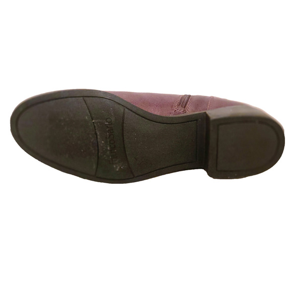 Franco Sarto Leather Benny Booties Brown 7.5 Boots - Picture 9 of 16